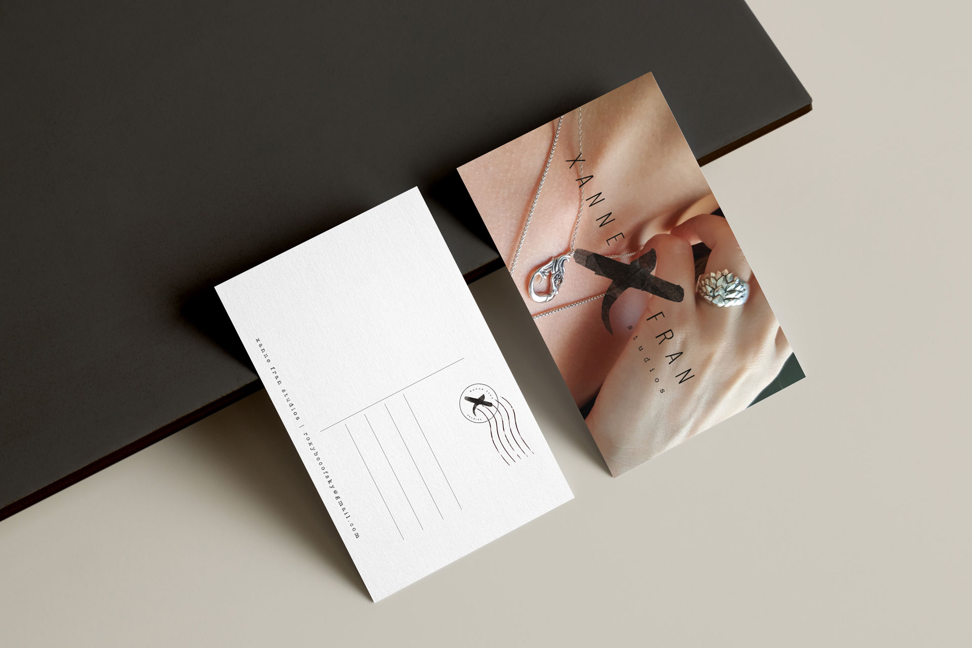 Brand Post Cards - Xanne Fran - Whiskey and Red Small Business Branding and Website Design Packages