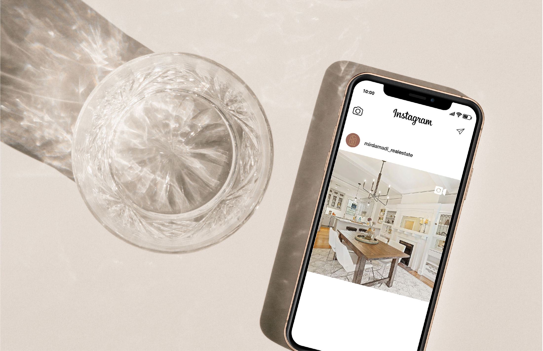 Brand Instagram post for Realtor - Roxanne Mirdamadi - Whiskey and Red Small Business Branding and Website Design Packages