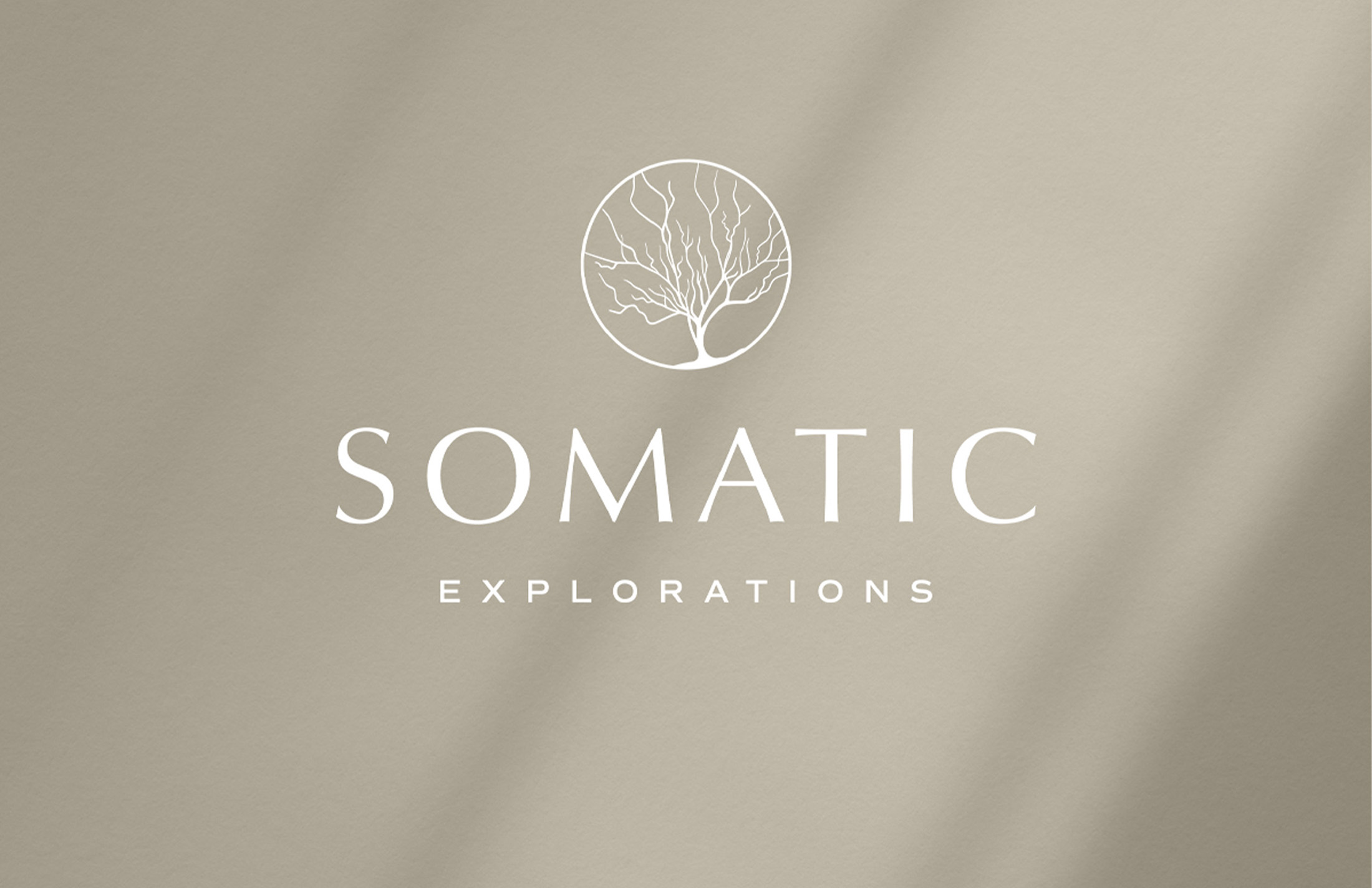 Brand logo mockup - Somatic Explorations - Whiskey and Red Small Business Branding and Website Design Packages