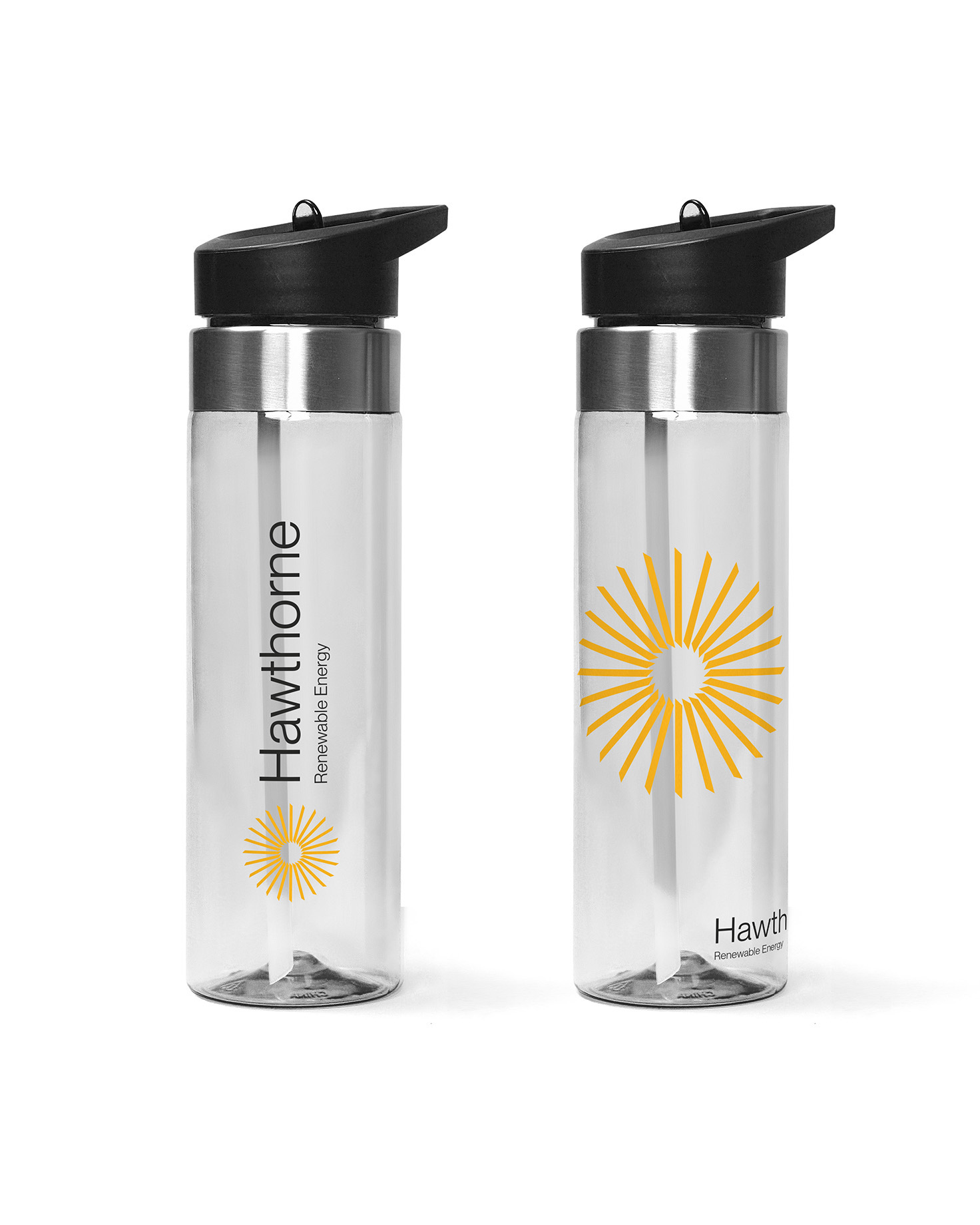 branded water bottles - Whiskey and Red Small Business Branding and Website Design Packages