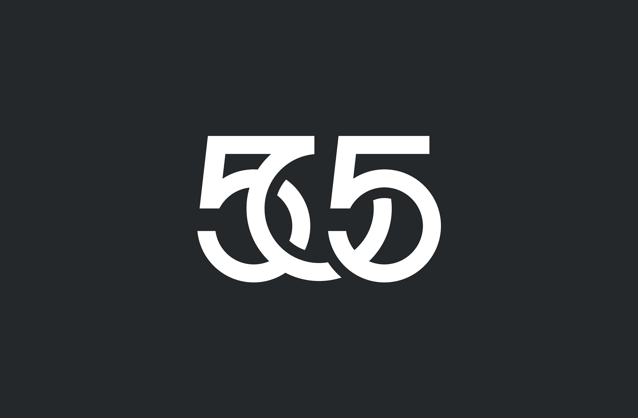 505 Living’s bold and modern logo featuring overlapping numerals, representing connection, unity, and the brand’s dynamic coaching approach.